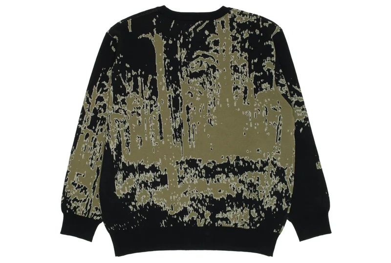 PULL EN MAILLE JACQUARD FORÊT