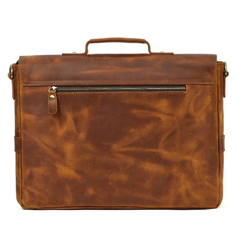 Sac bandoulière en cuir marron | QUITO