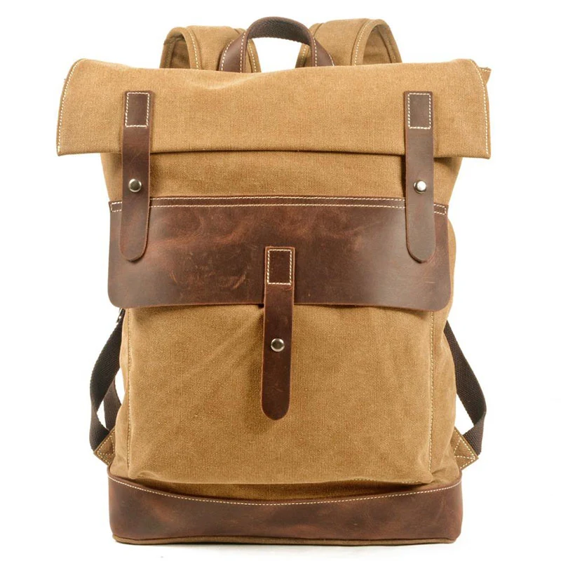 Sac à dos vintage homme toile | ELBERT