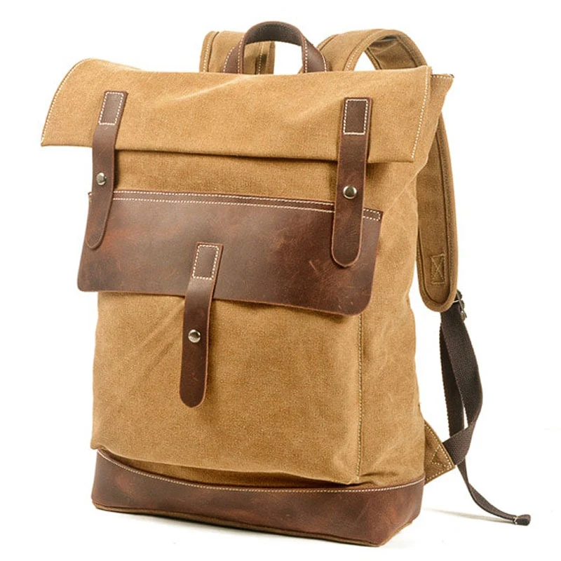 Sac à dos vintage homme toile | ELBERT