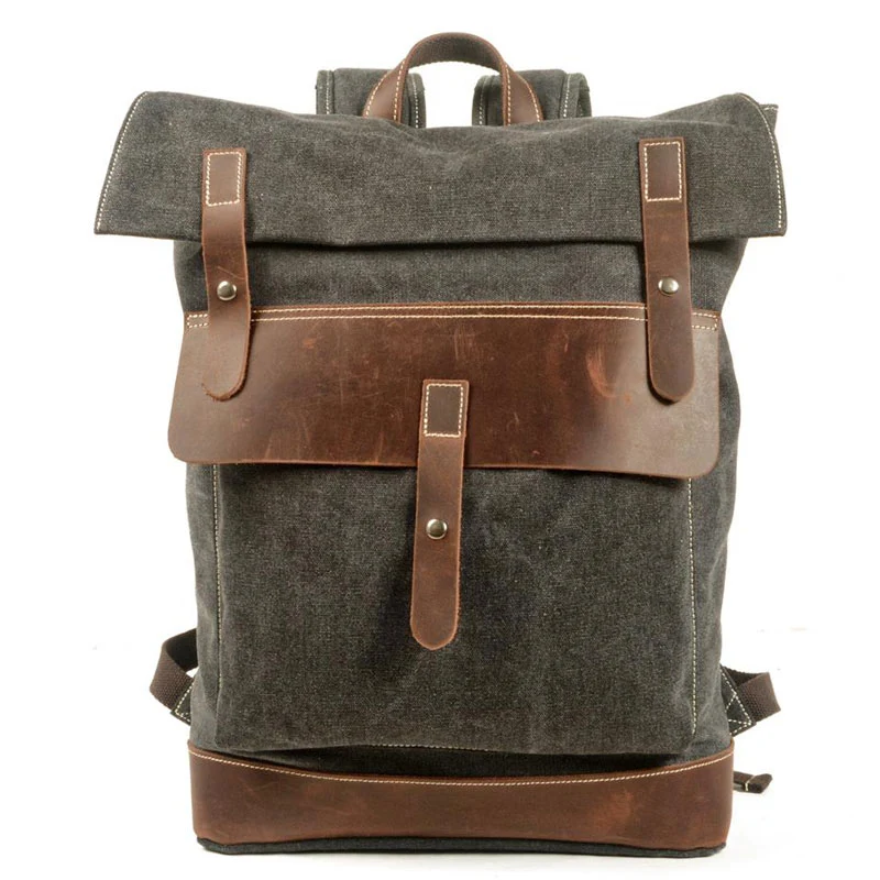 Sac à dos vintage homme toile | ELBERT