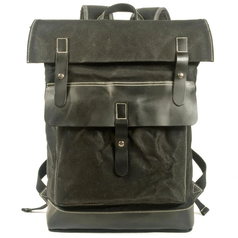 Sac à dos vintage homme toile | ELBERT