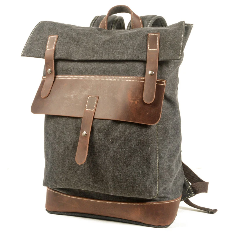 Sac à dos vintage homme toile | ELBERT