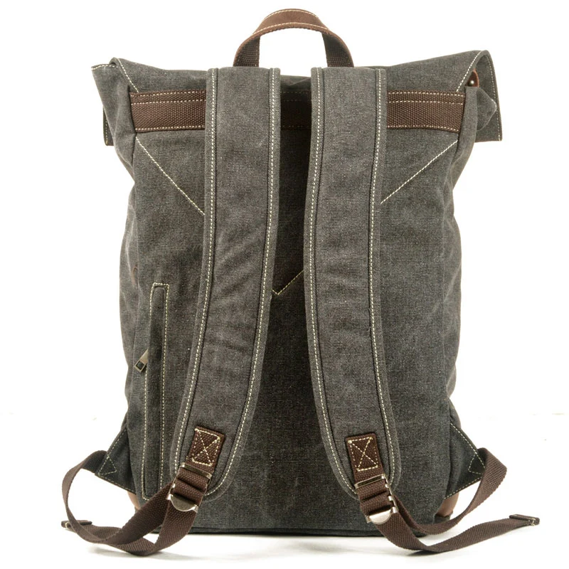 Sac à dos vintage homme toile | ELBERT