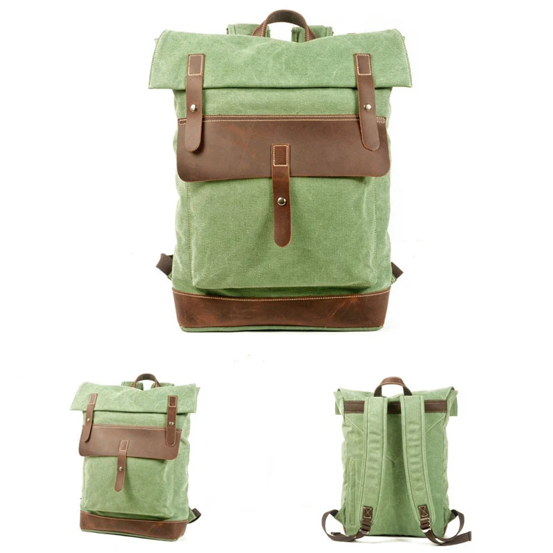 Sac à dos vintage homme toile | ELBERT
