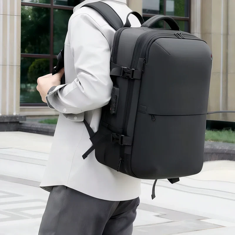 Sac à dos cabine antivol TSA multi-compartiments