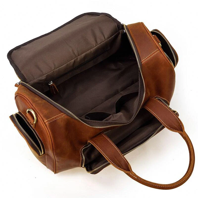 Sac de voyage en cuir vintage | LUND