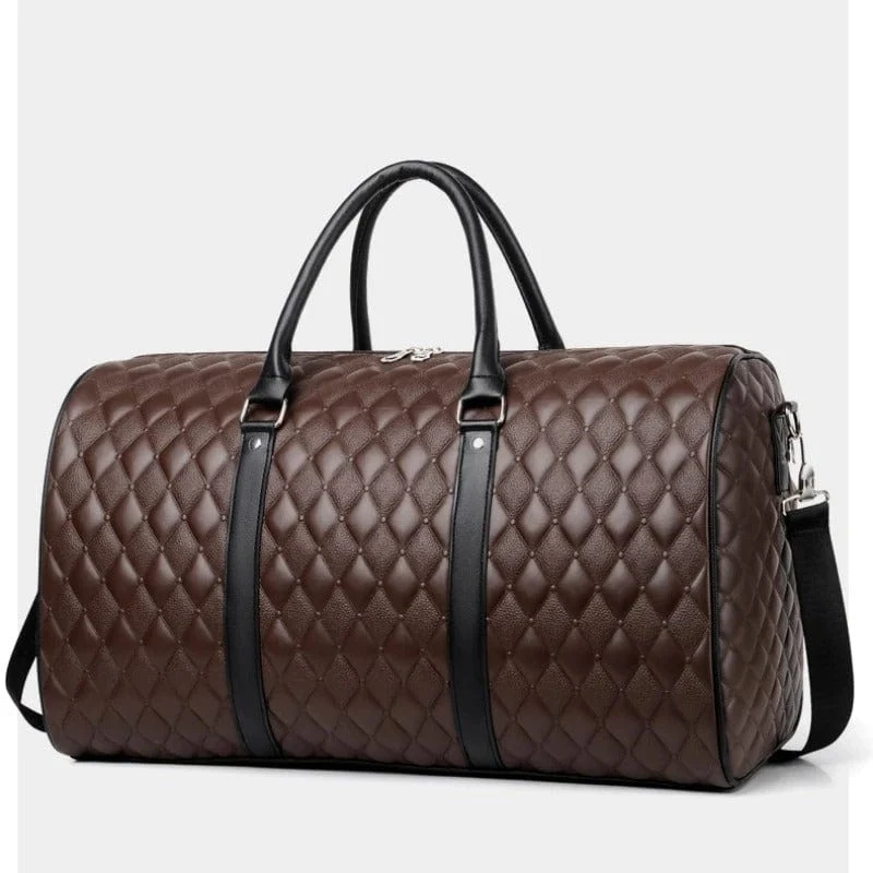 Sac de voyage cuir vintage femme