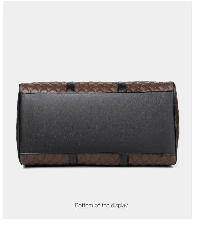Sac de voyage cuir vintage femme