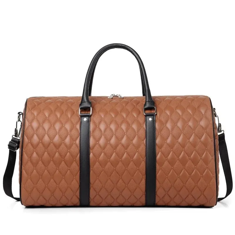 Sac de voyage cuir vintage femme