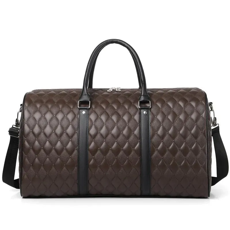 Sac de voyage cuir vintage femme