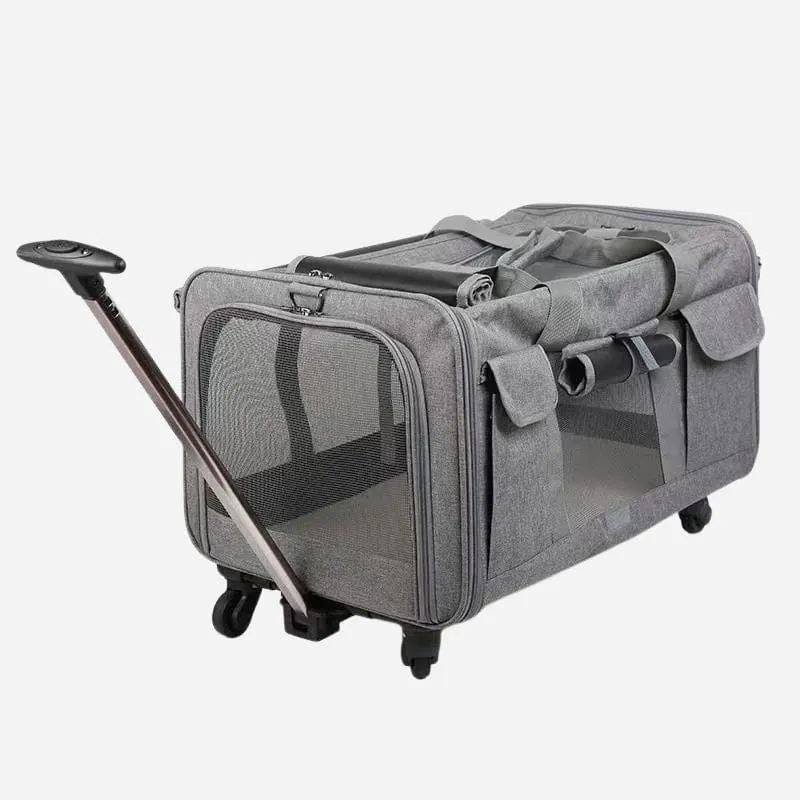 Sac de voyage pour chien à roulettes
