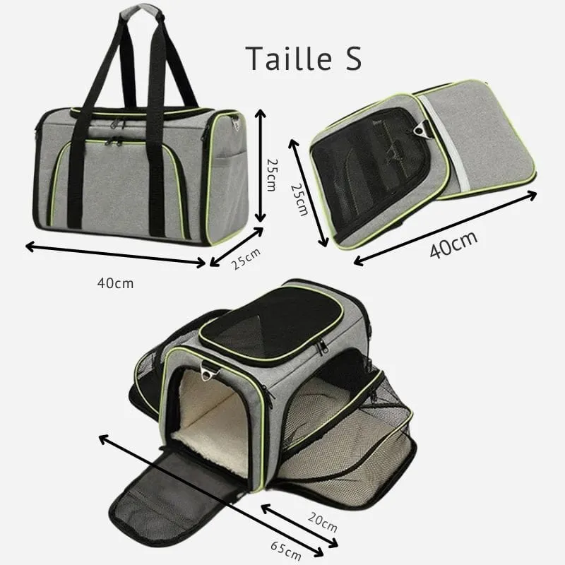 Sac de voyage pour chat en avion