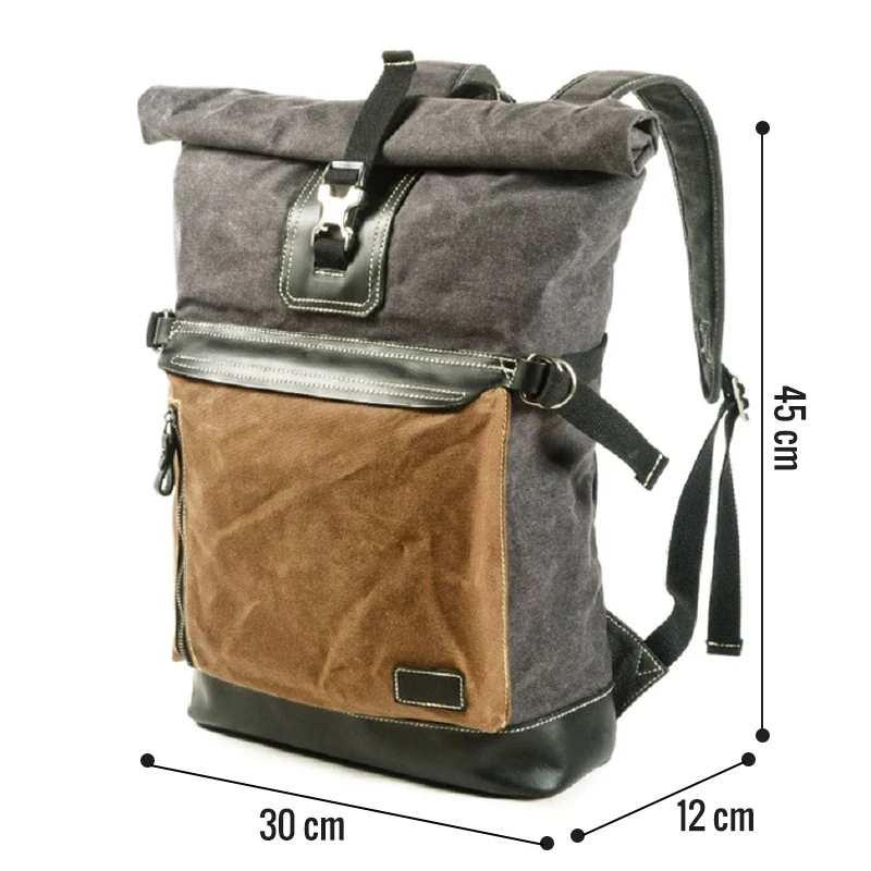 Sac à dos toile cirée | MONTE CINTO
