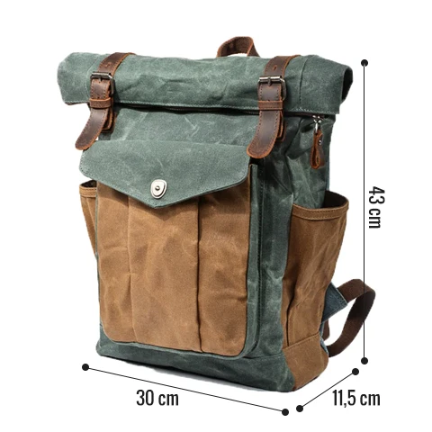 Sac à dos vintage voyage | MANARAGA