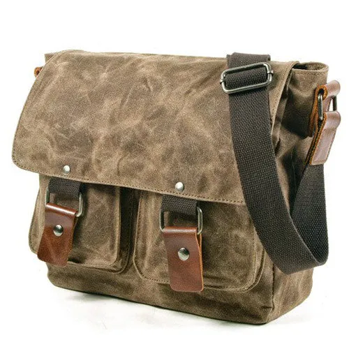 Sacoche toile moto vintage | LOCHY