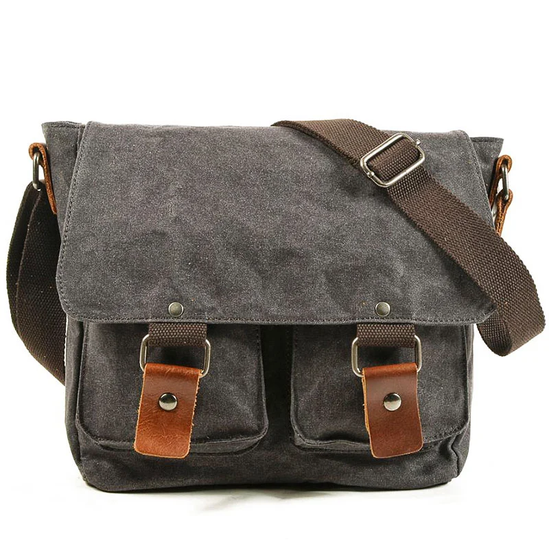 Sacoche toile moto vintage | LOCHY