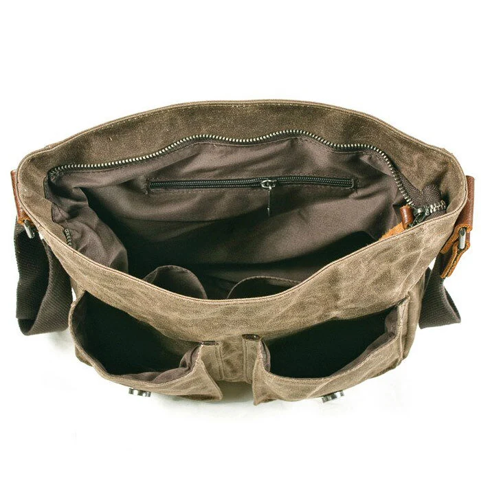 Sacoche toile moto vintage | LOCHY