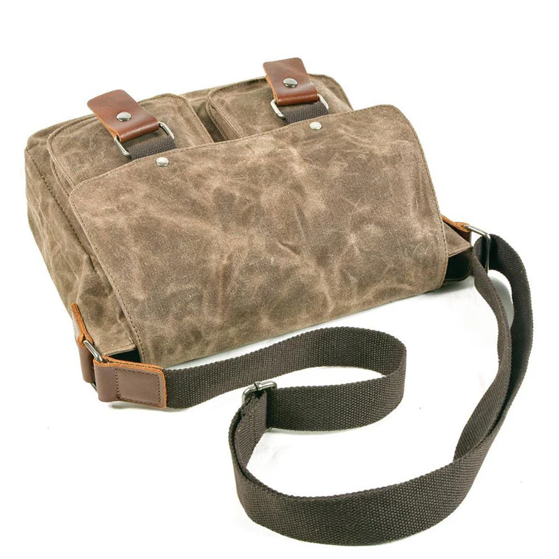 Sacoche toile moto vintage | LOCHY
