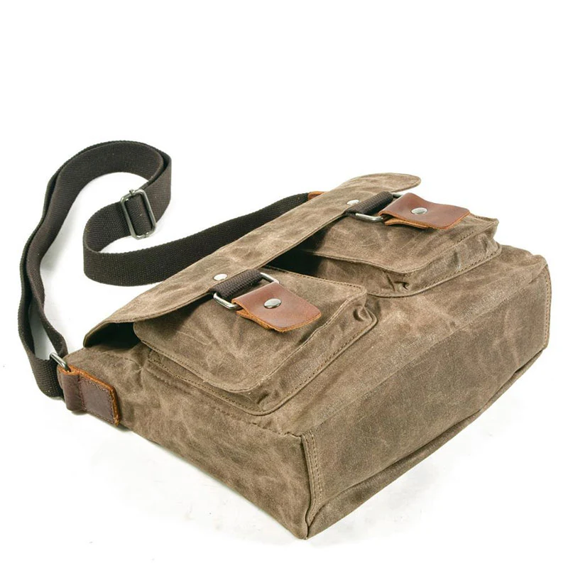Sacoche toile moto vintage | LOCHY
