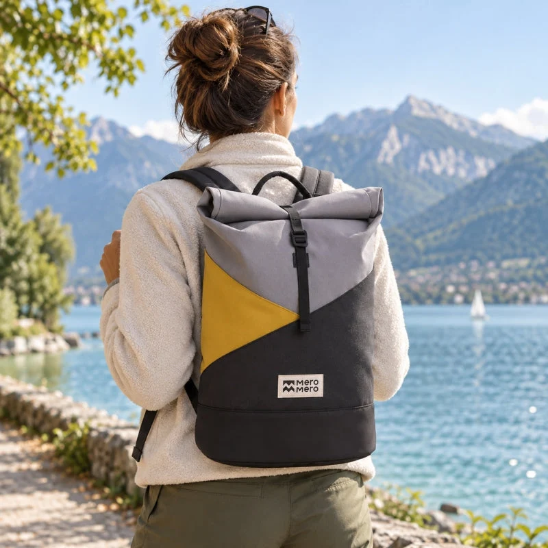 Sac à dos Wanaka roll-top 10-15L - Mero Mero