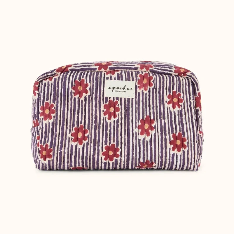 Trousse de toilette Gayane matelassée - Apaches Collections
