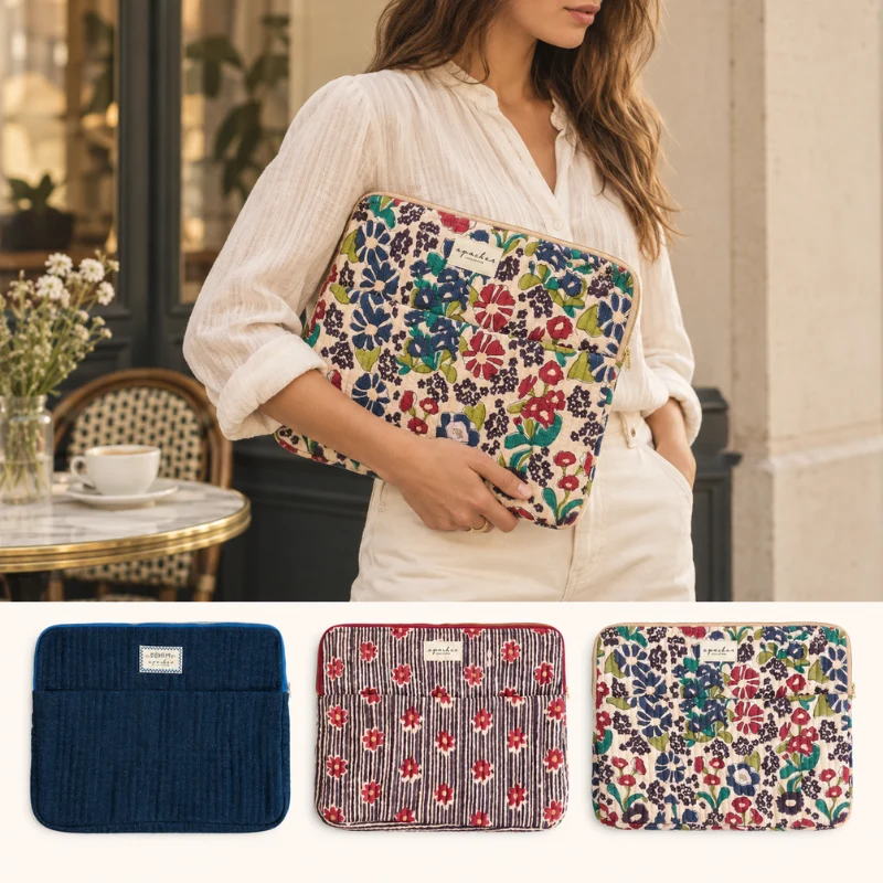 Pochette d'ordinateur Ohos matelassée - Apaches Collections