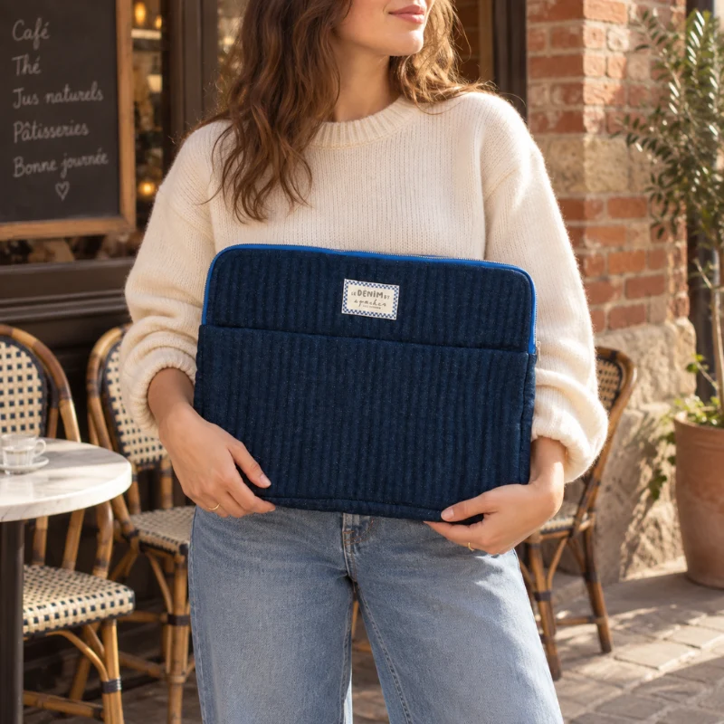 Pochette d'ordinateur Ohos matelassée - Apaches Collections