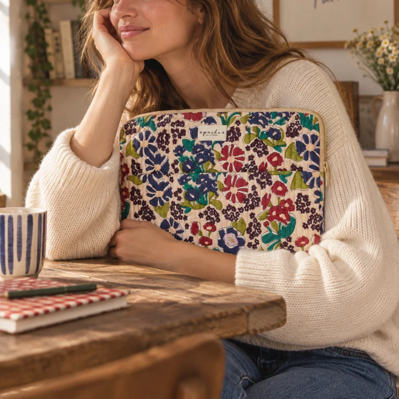 Pochette d'ordinateur Ohos matelassée - Apaches Collections