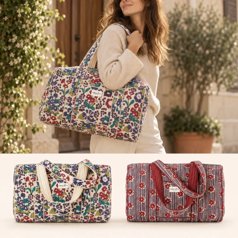 Sac de voyage Buddha matelassé - Apaches Collections
