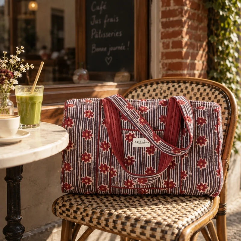 Sac de voyage Buddha matelassé - Apaches Collections