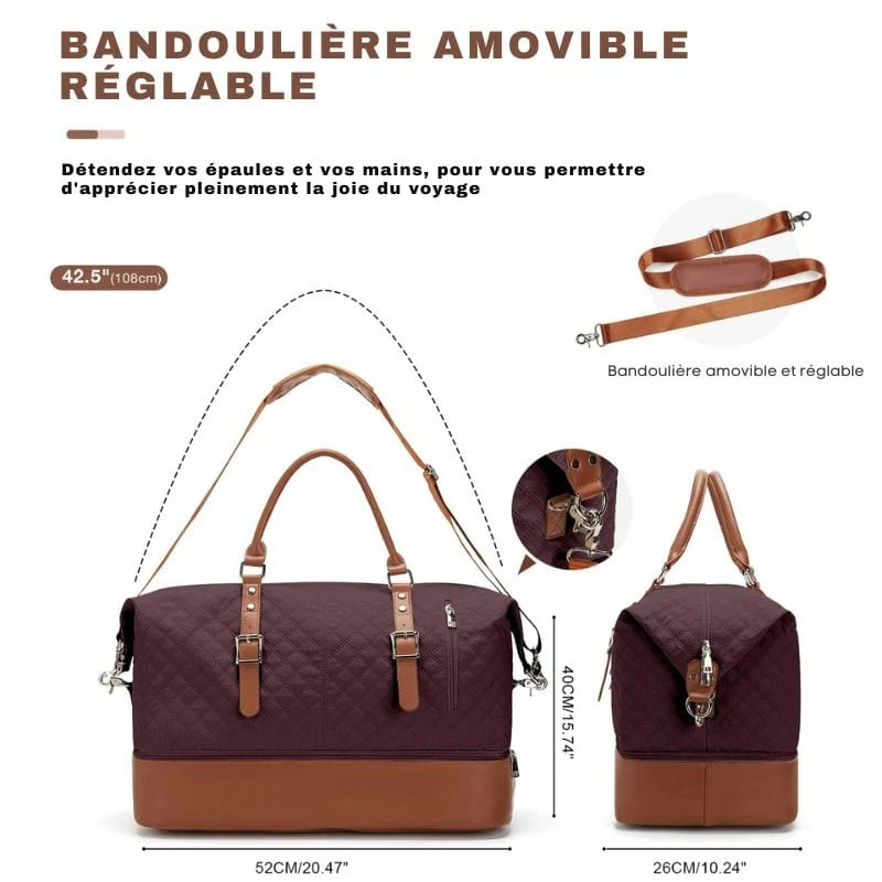 Sac de voyage weekend femme