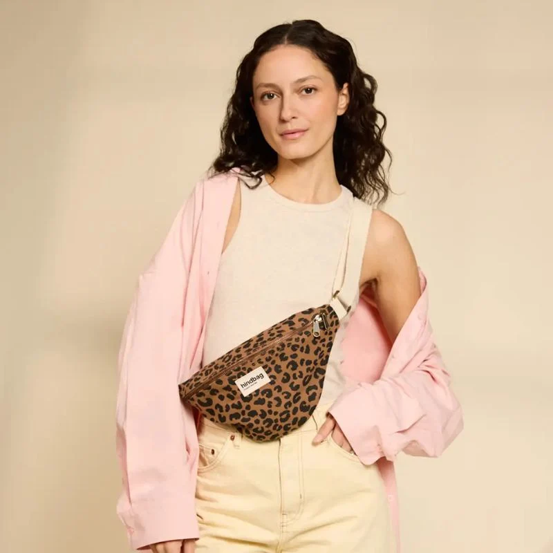 Sac banane Olivia imprimé coton bio - Hindbag