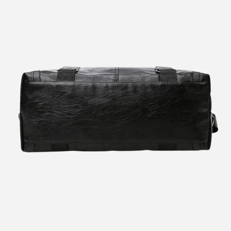 Sac de voyage femme cuir noir