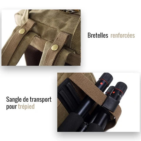 Sac à dos appareil photo randonnée | BRANDT