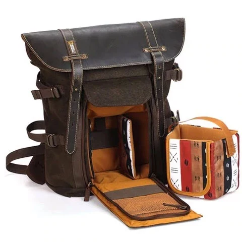 Sac à dos avec compartiment photo vintage | BRESSON