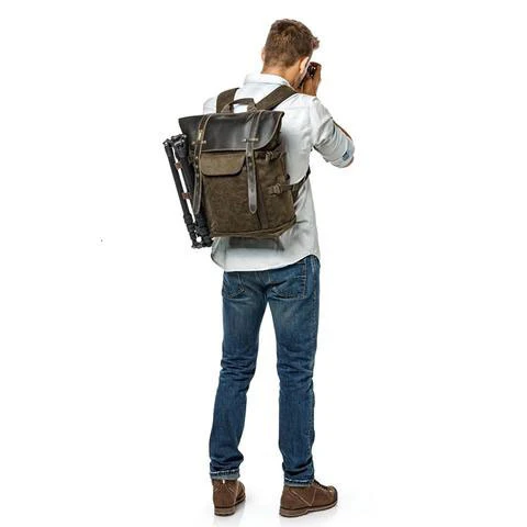 Sac à dos avec compartiment photo vintage | BRESSON
