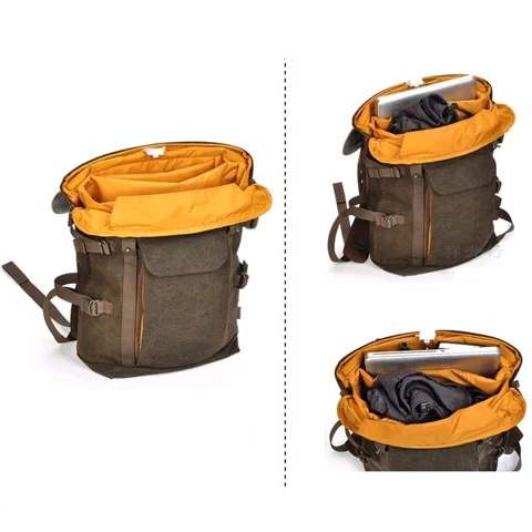 Sac à dos avec compartiment photo vintage | BRESSON