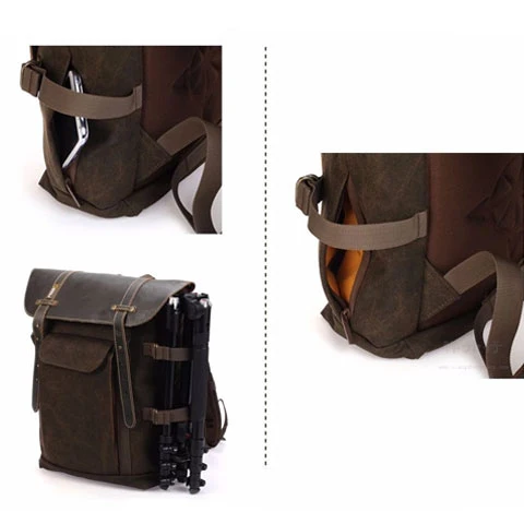 Sac à dos avec compartiment photo vintage | BRESSON