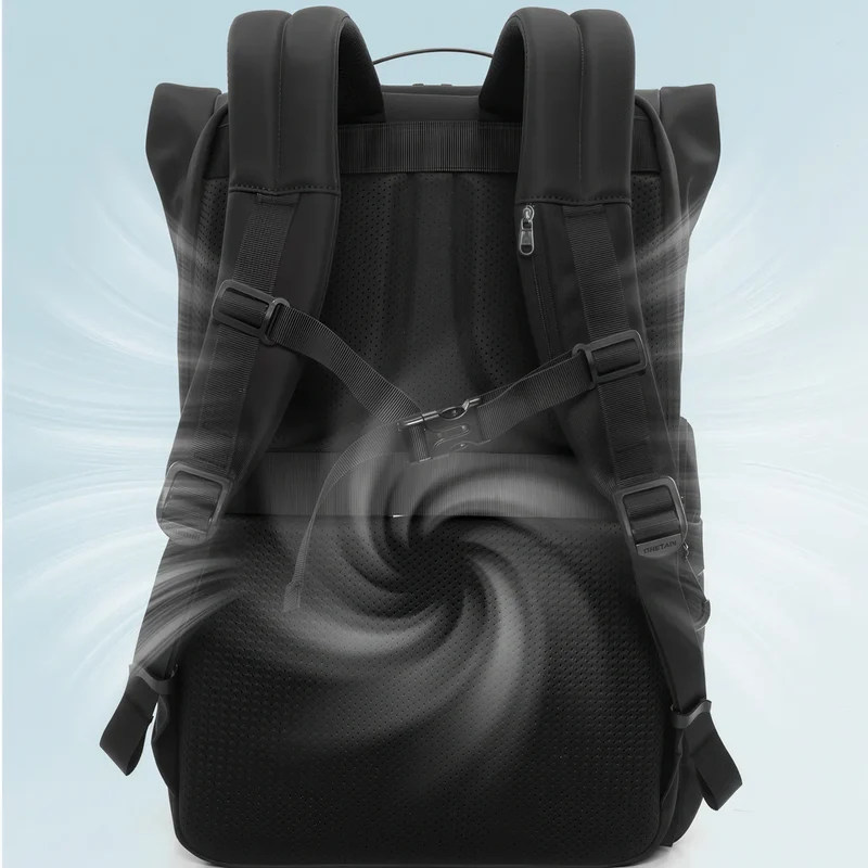 Sac à dos roll top PC 15 pouces moderne - Tigernu ZX