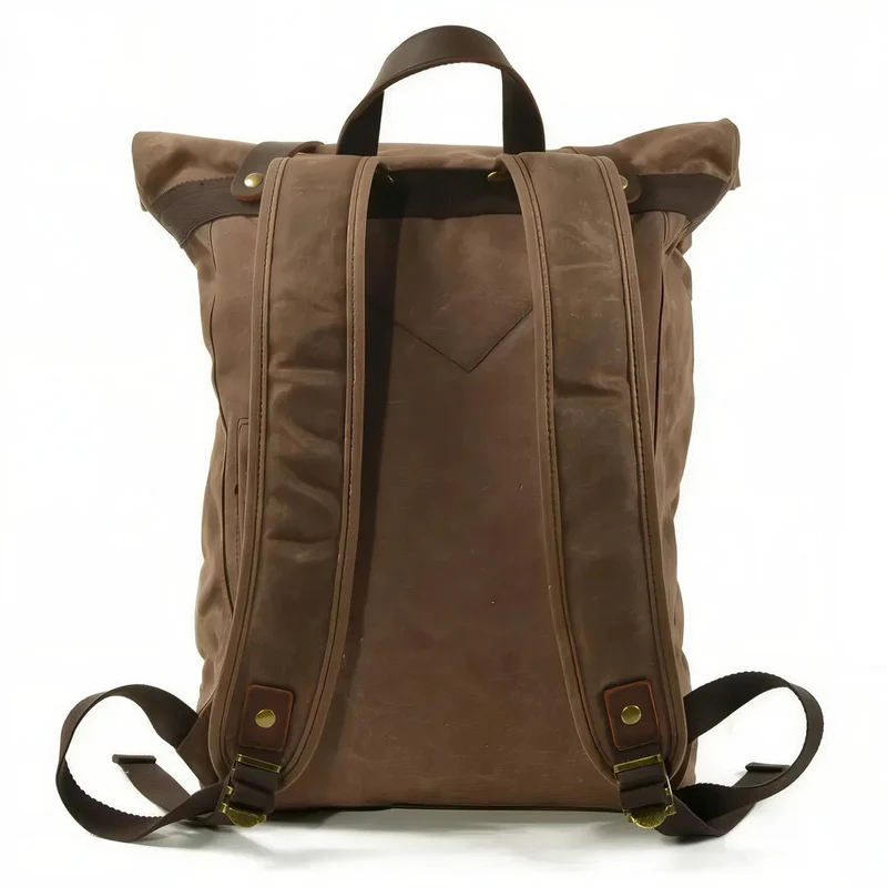 Sac à dos roll top rétro - Rustic