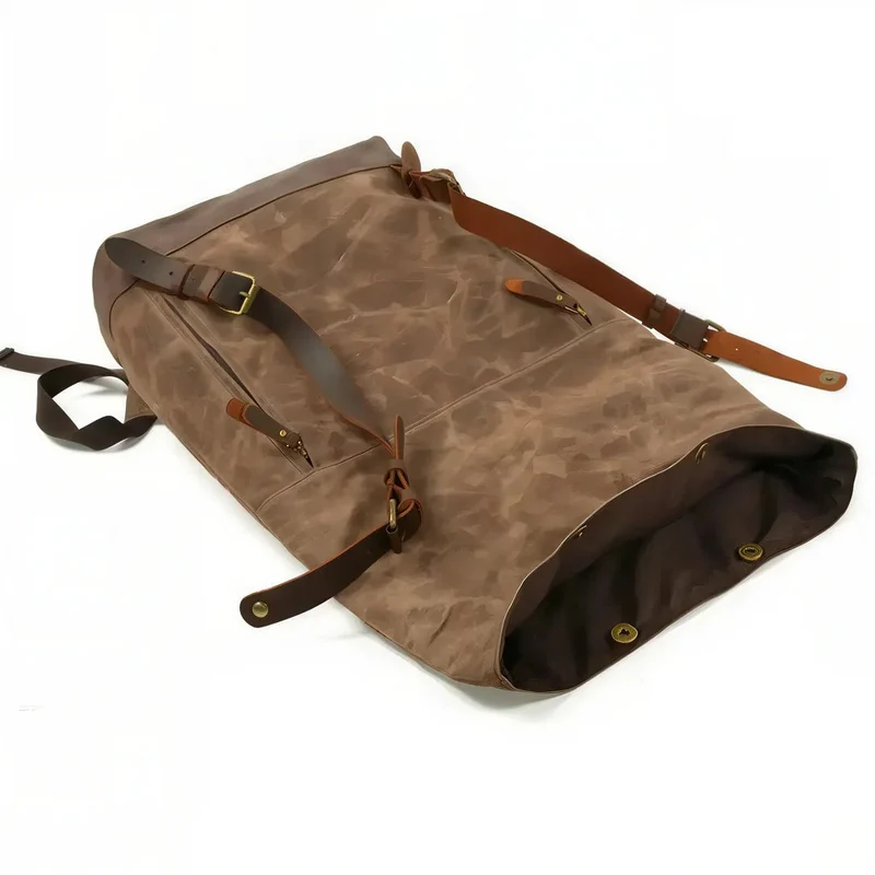 Sac à dos roll top rétro - Rustic