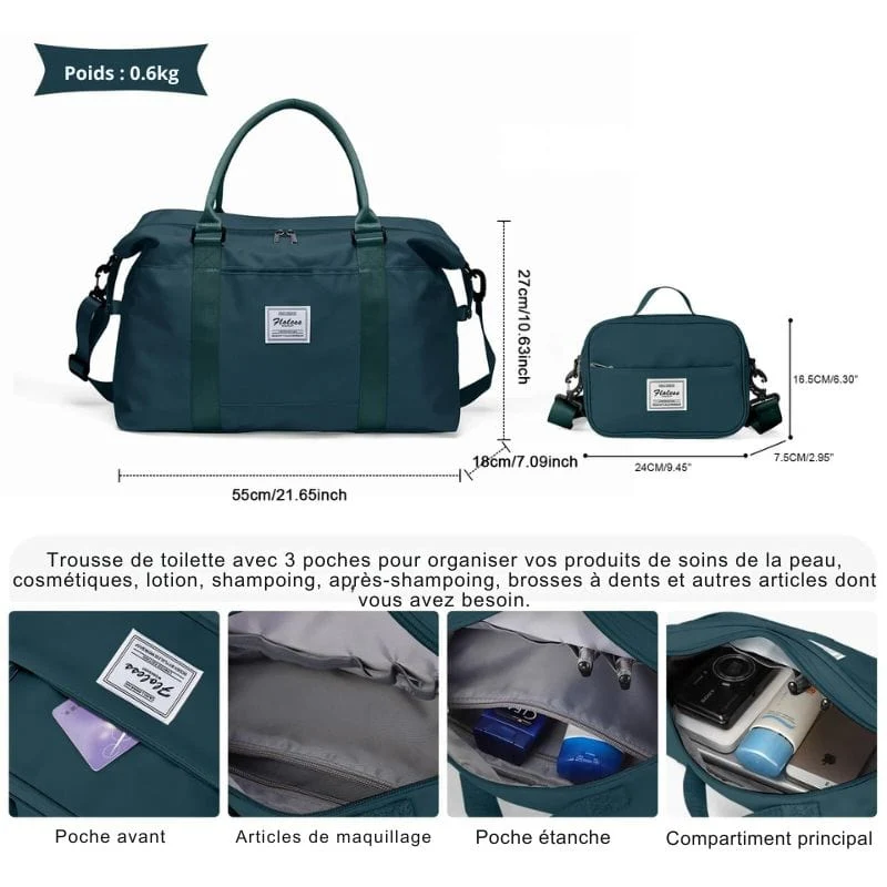 Sac de voyage femme pliant