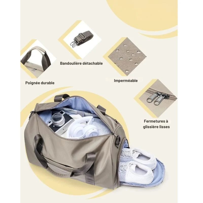 Sac de voyage compartiment chaussures
