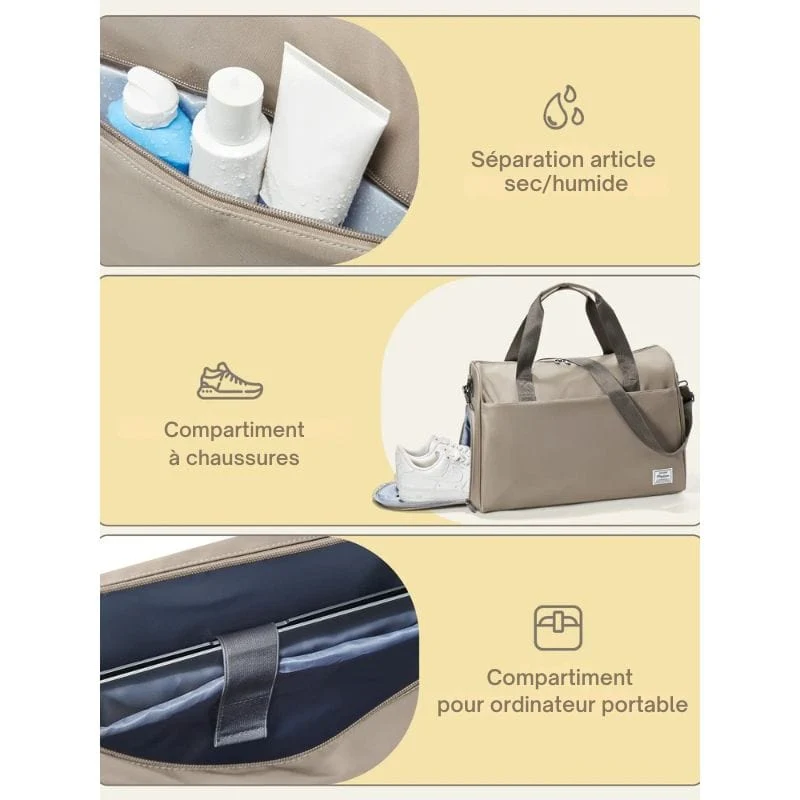 Sac de voyage compartiment chaussures