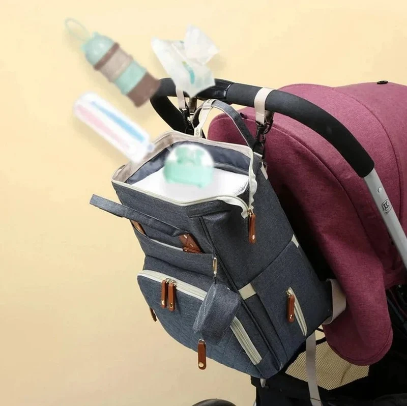 Sac à dos à langer 20L multipoches