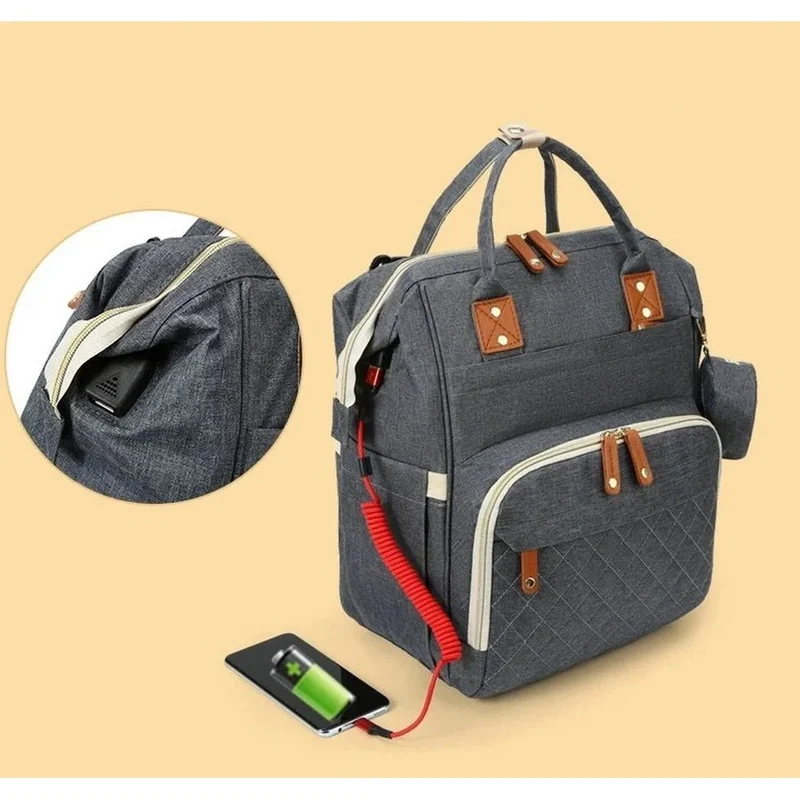 Sac à dos à langer 20L multipoches