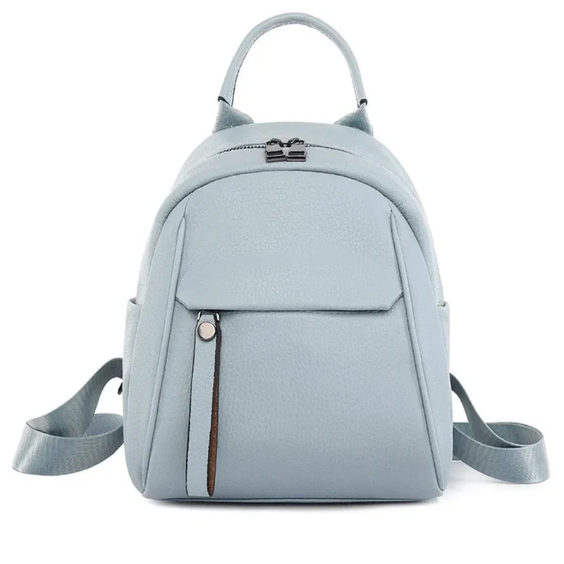 Petit sac à dos femme grainé souple - Manon