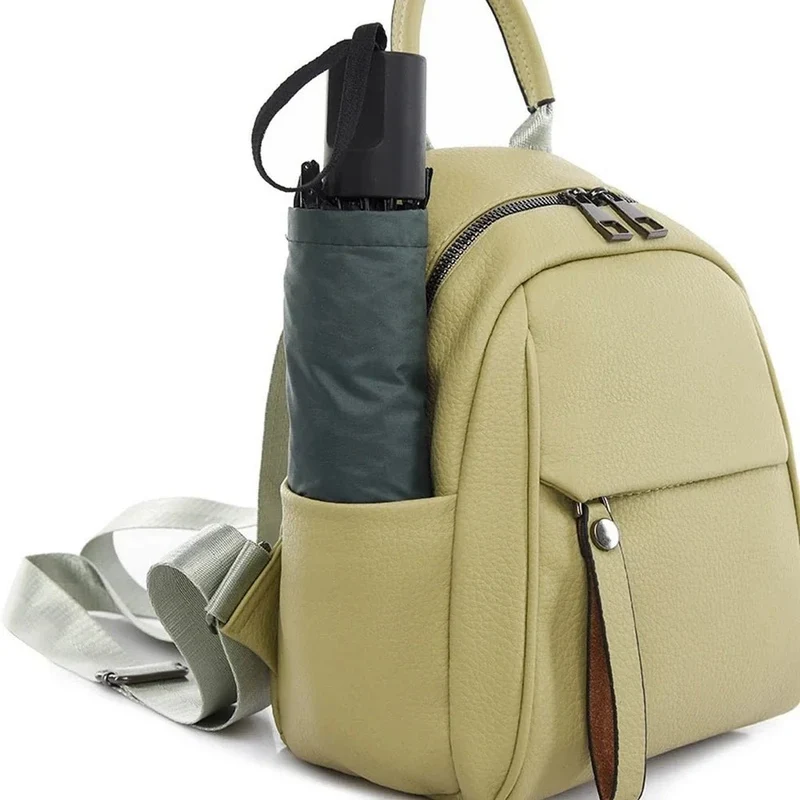 Petit sac à dos femme grainé souple - Manon