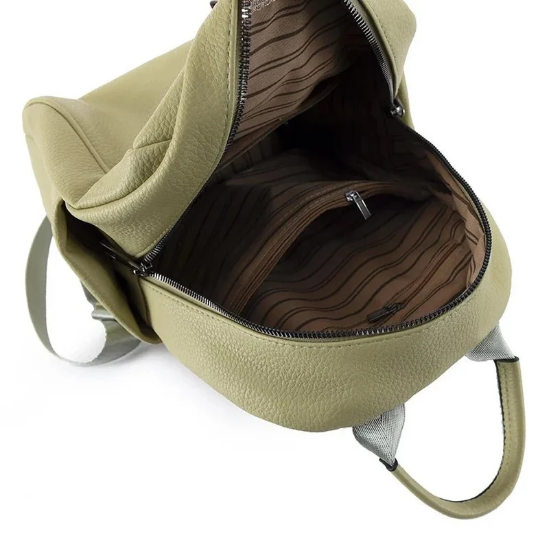 Petit sac à dos femme grainé souple - Manon